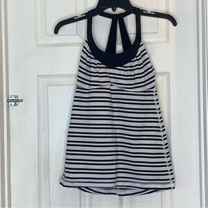 Lululemon Scoop Me Up Tank Black/White Stripe